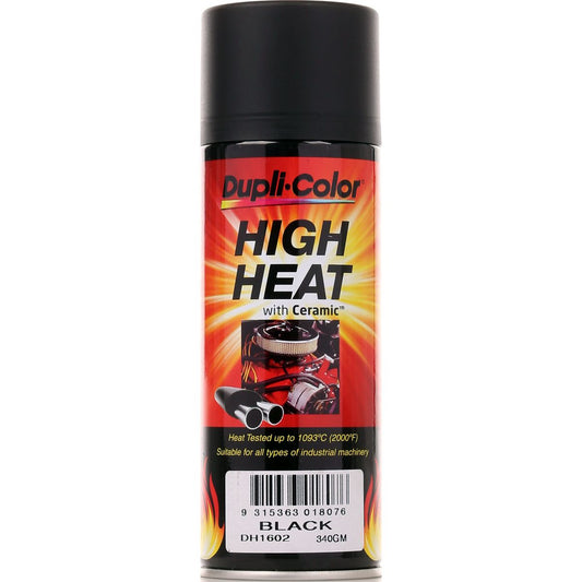 Dupli-Color Aerosol Spray High Heat Black 340g DH1602