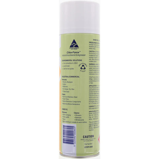 Lanotec Citra Force Cleaner & Degreaser Aerosol Spray 400g