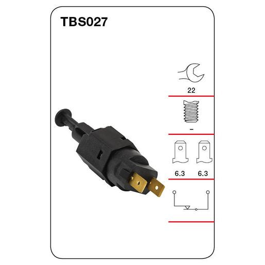 Tridon Brake Light switch TBS027