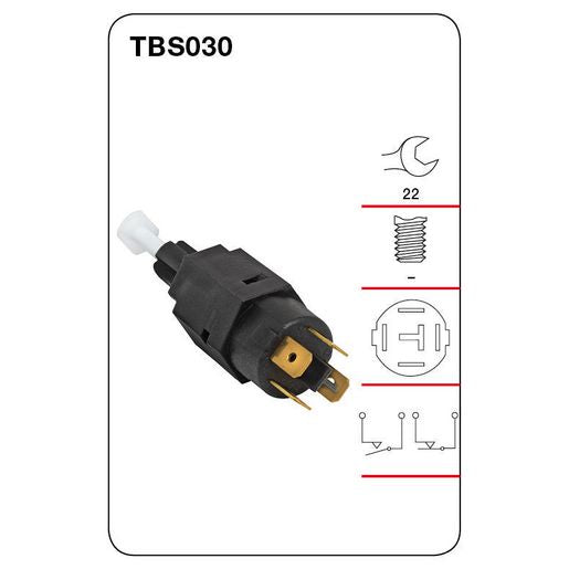 Tridon Brake Light switch TBS030