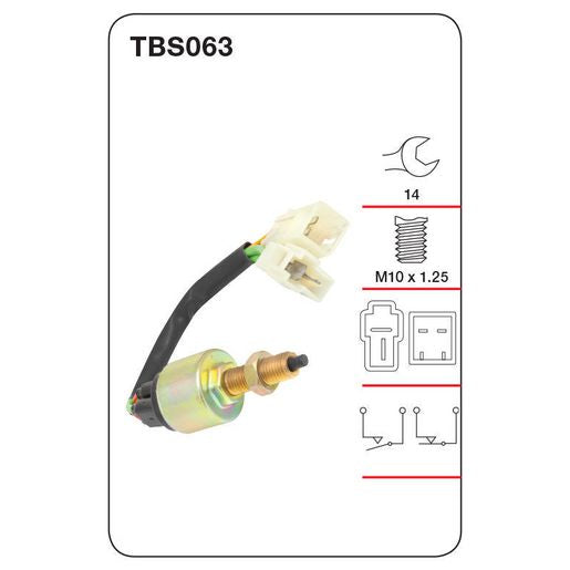 Tridon Brake Light switch TBS063
