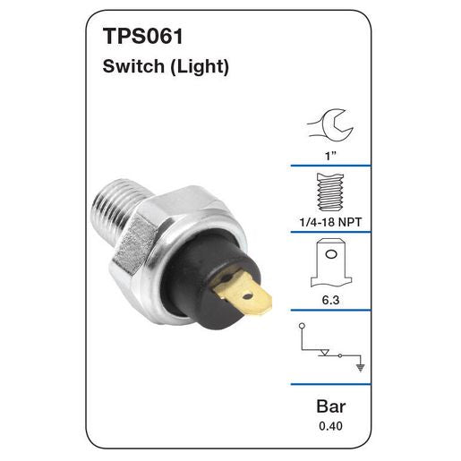 Tridon Oil Pressure Switch TPS061