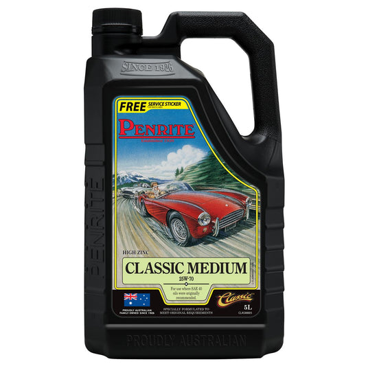 Penrite Classic Medium Mineral Engine Oil 25W-70 5L CLASM005