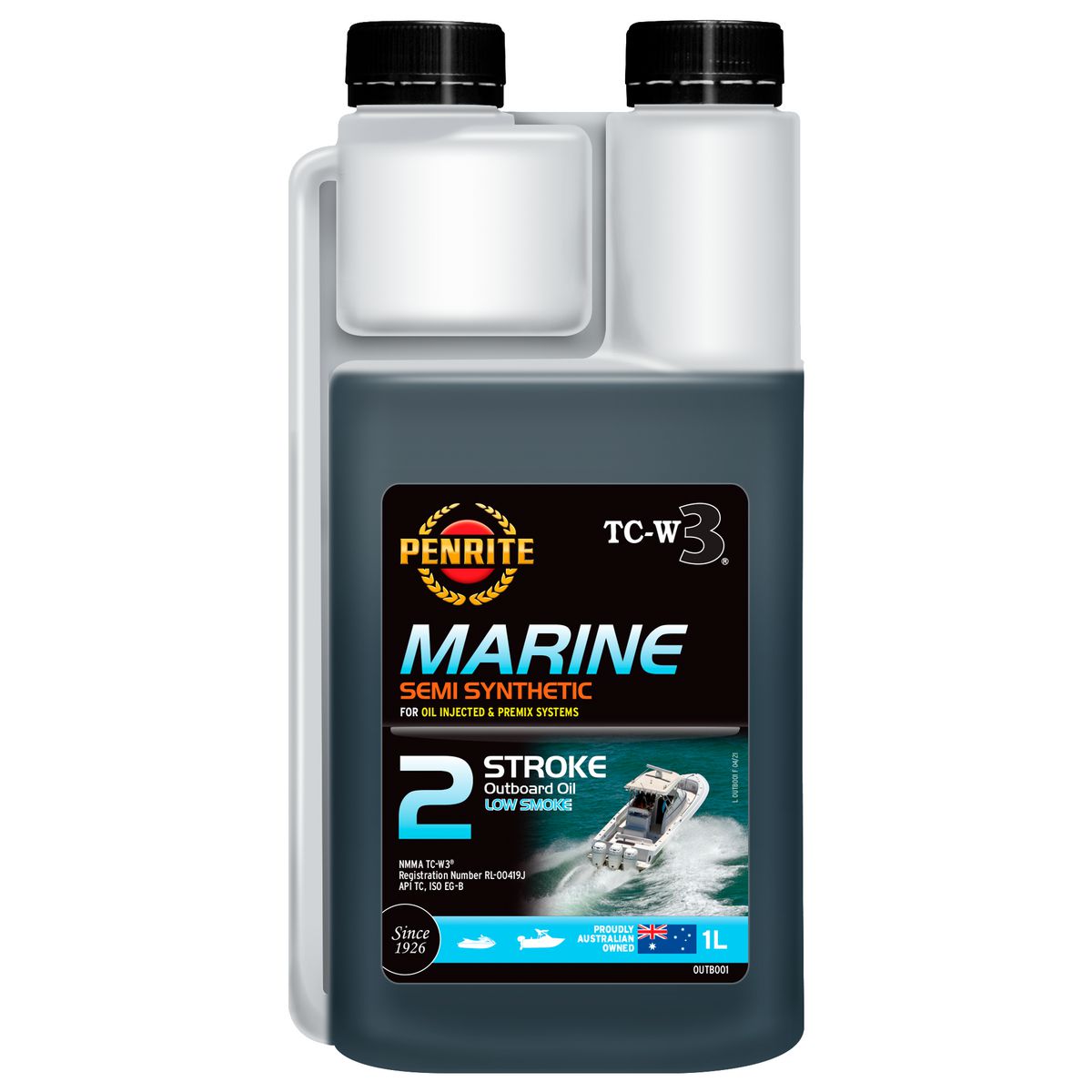 Penrite Marine Outboard Two Stroke Oil 1L