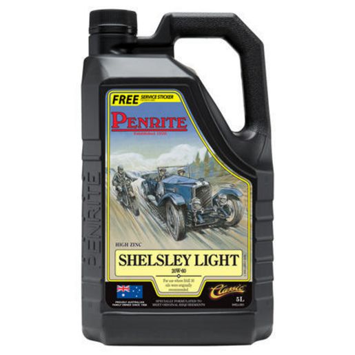 Penrite Classic Shelsley Light 20W-60 Engine Oil 5L SHELL005