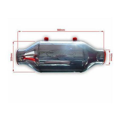 PWR Liquid To Air Barrel Intercooler 200x300mm 4"" Outlets PWI3204