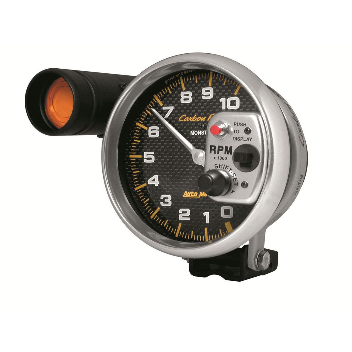Autometer Carbon Fiber 5in Tachometer 10000rpm AU4899