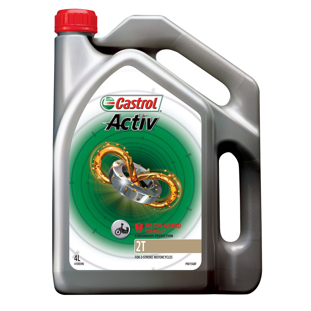Castrol Activ Motorcycle Engine Oil 2T 2 Stroke 4L 4100596