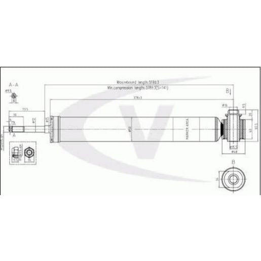 Monroe Gas Magnum Shock Absorber Pair D4003