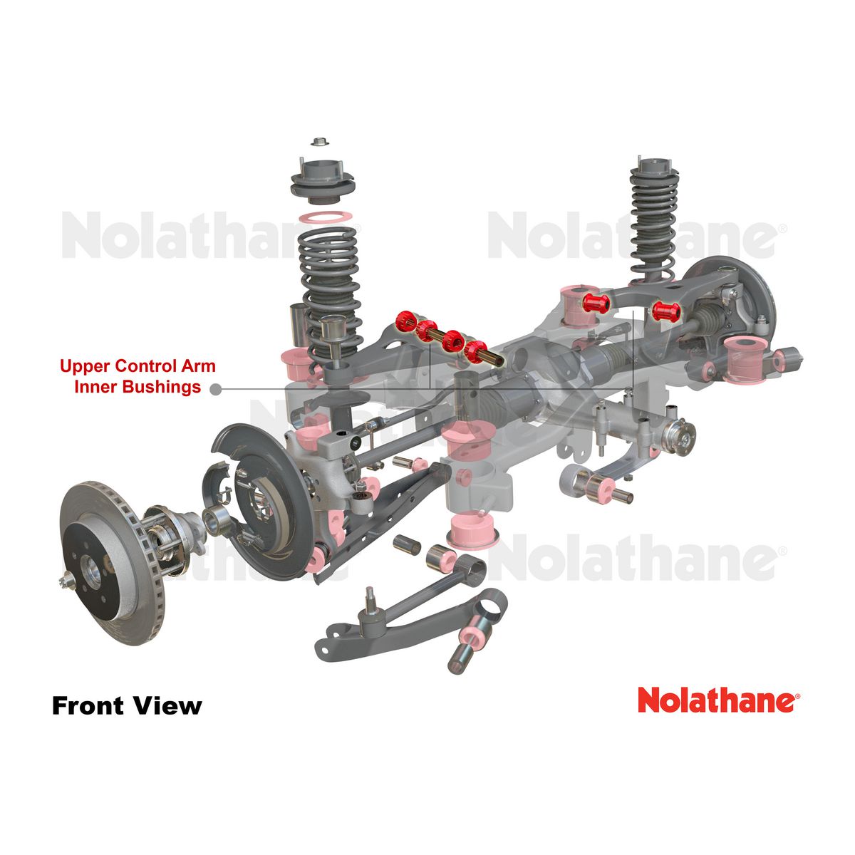Nolathane Control Arm Rear Upper - Inner Bushing Kit 46231A