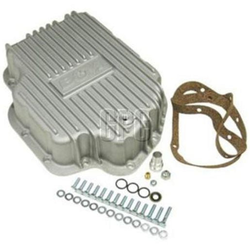 B&M Cast Aluminium Hi-Tek Deep Trans Pan fits GM TH400 Automatic Trans BM20280