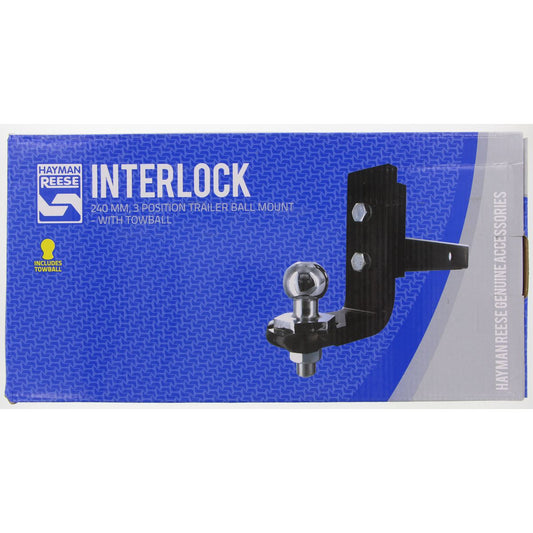 Hayman Reese 21228 - Interlock Tow Ball Mount Adj. & Tow Ball