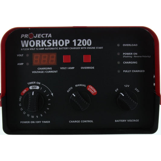 PROJECTA Workshop-1200 12A Battery Charger 6/12/24V HDBC20