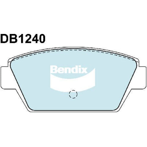 Bendix General CT Brake Pad Set Rear DB1240 GCT