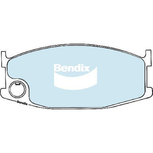 Bendix General CT Brake Pad Set Front DB1057 GCT
