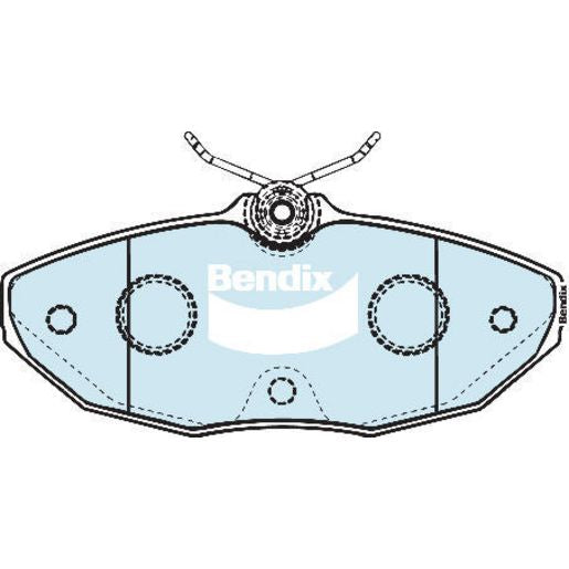 Bendix General CT Brake Pad Set Rear DB1514 GCT