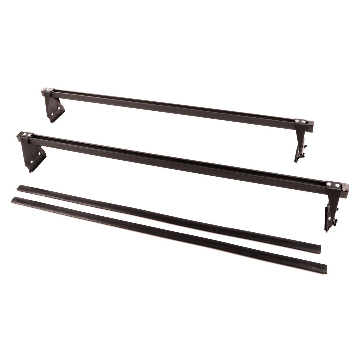 Prorack Classic Trade Bar 100kg Max Black 160cm Pair w/15cm Legs T84