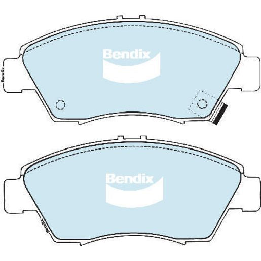 Bendix Ultimate Brake Pad Set Front DB1286 ULT