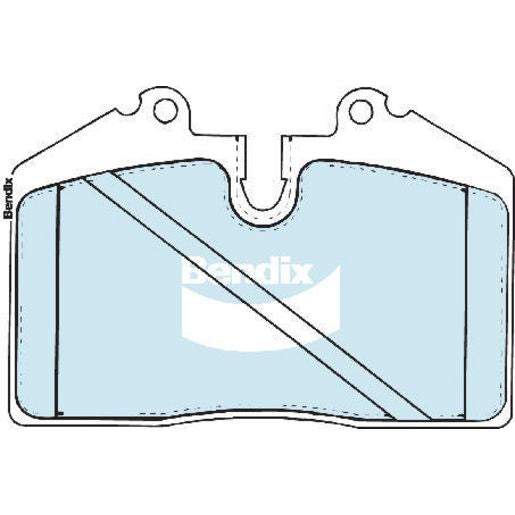 Bendix Street Road Track Brake Pad Set Rear DB1356 SRT