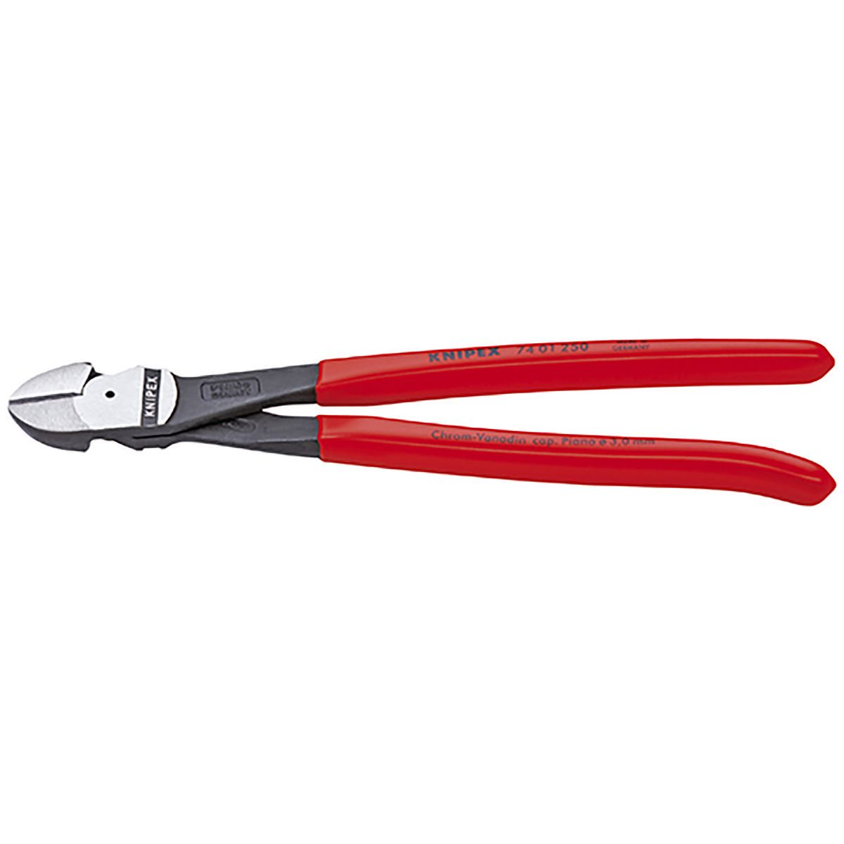 KNIPEX High Leverage Diagonal Cutting Pliers 250mm 7401250