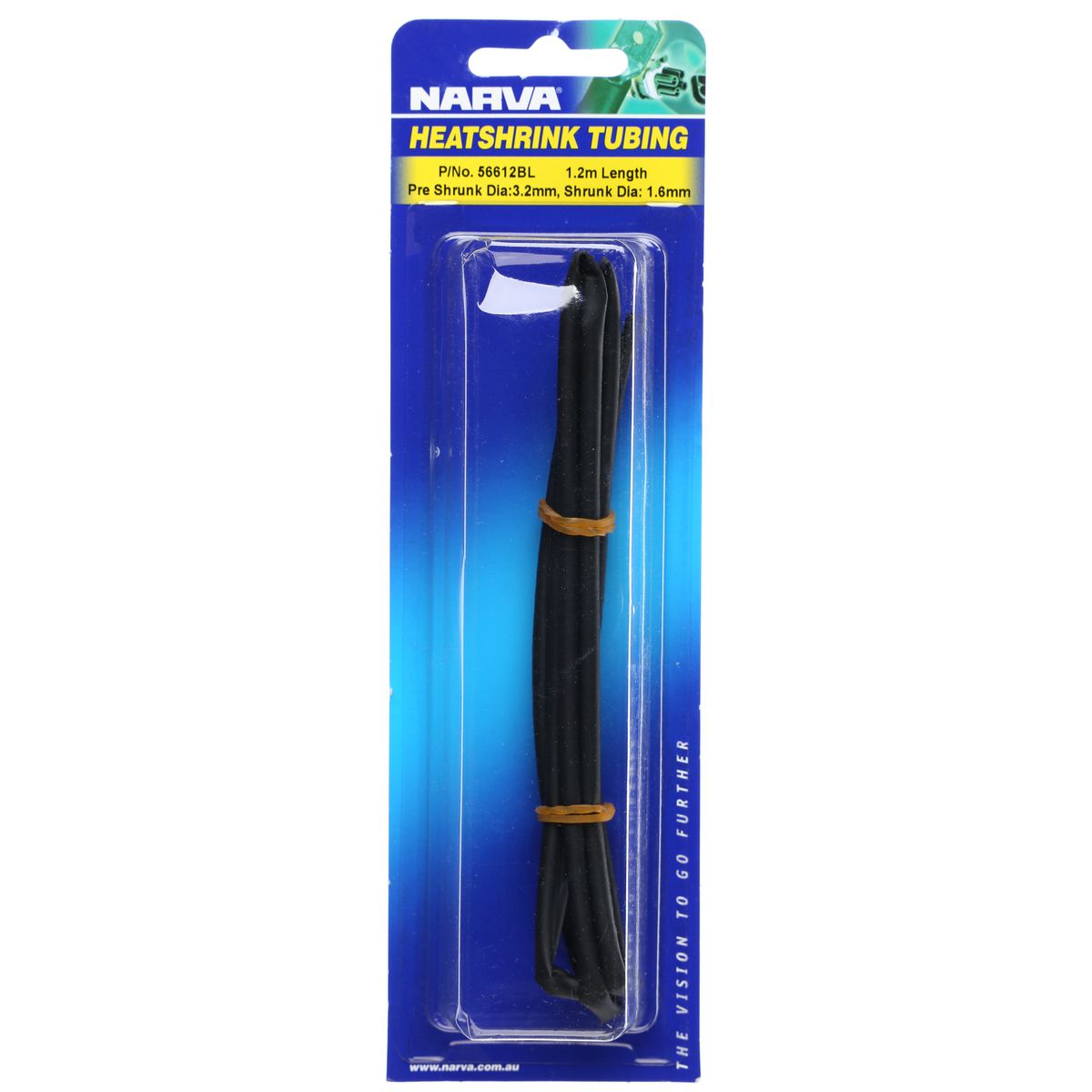 Narva Heat Shrink 1.2M Black 56612BL