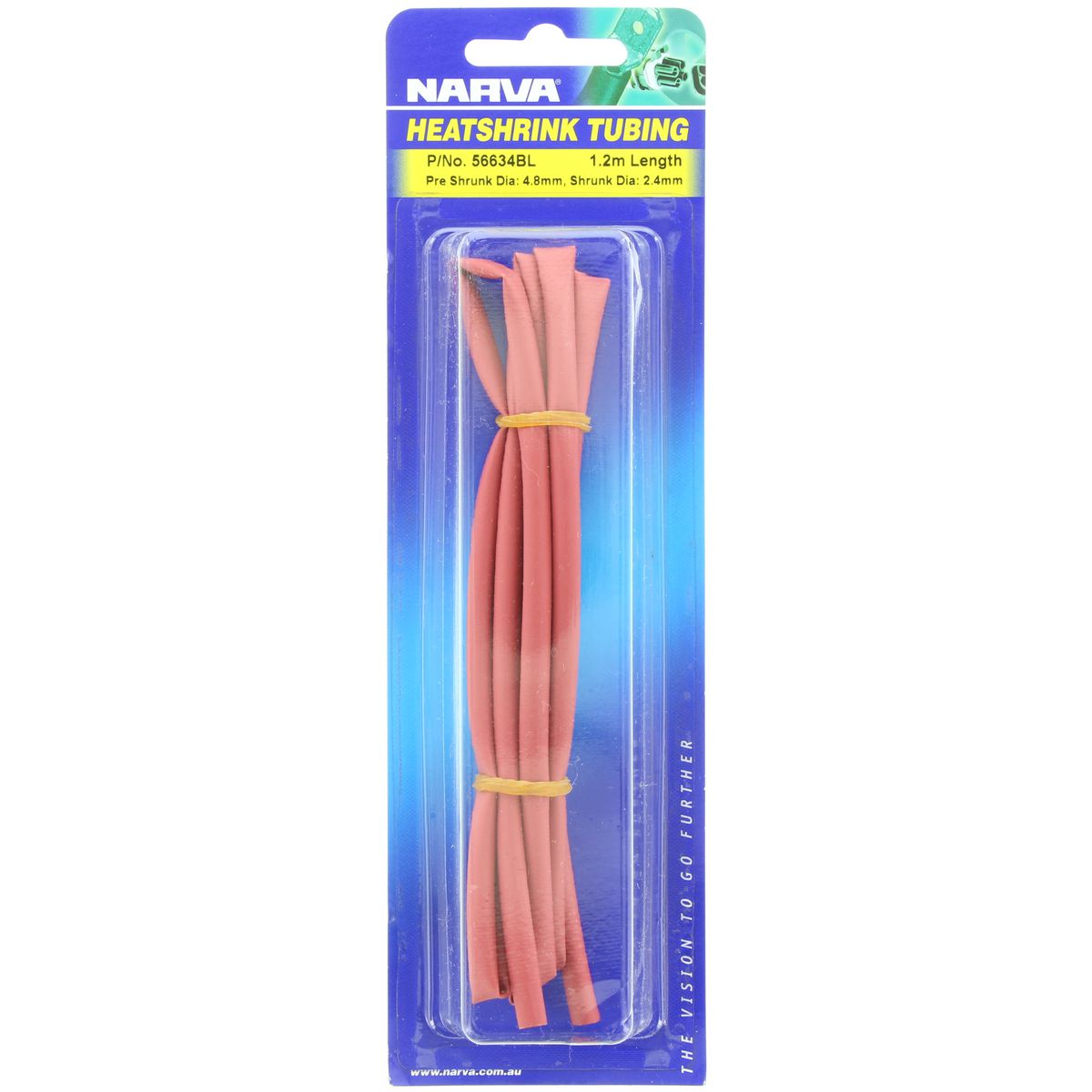 Narva Heat Shrink 1.2m Red 56634BL