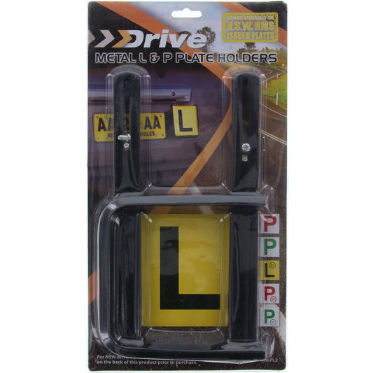 L & P Plate Holder Set Metal (NSW) - Drive HOLPL2