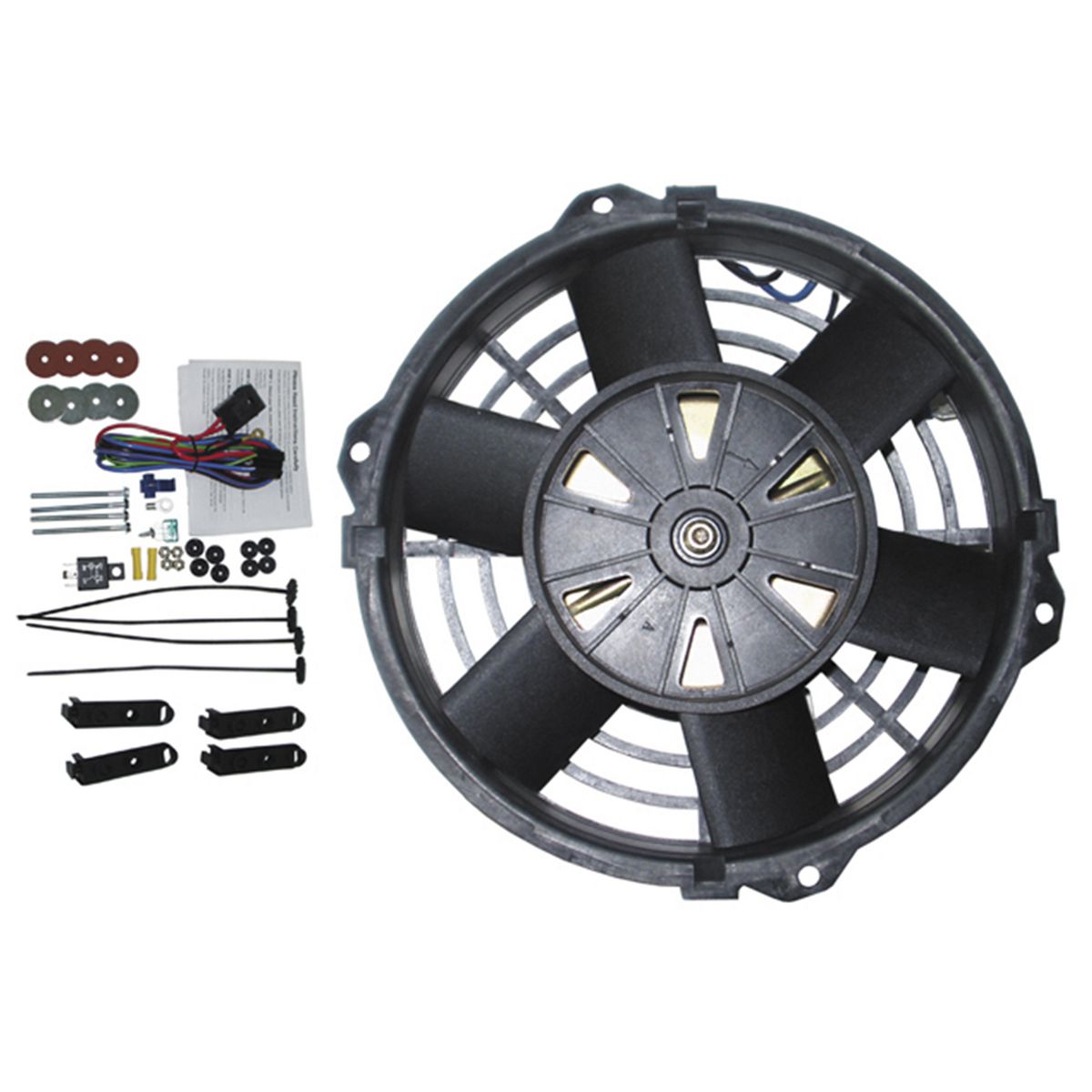 OEX 8"" Electric Fan 12V (Push Type) Reversible EFX0812K