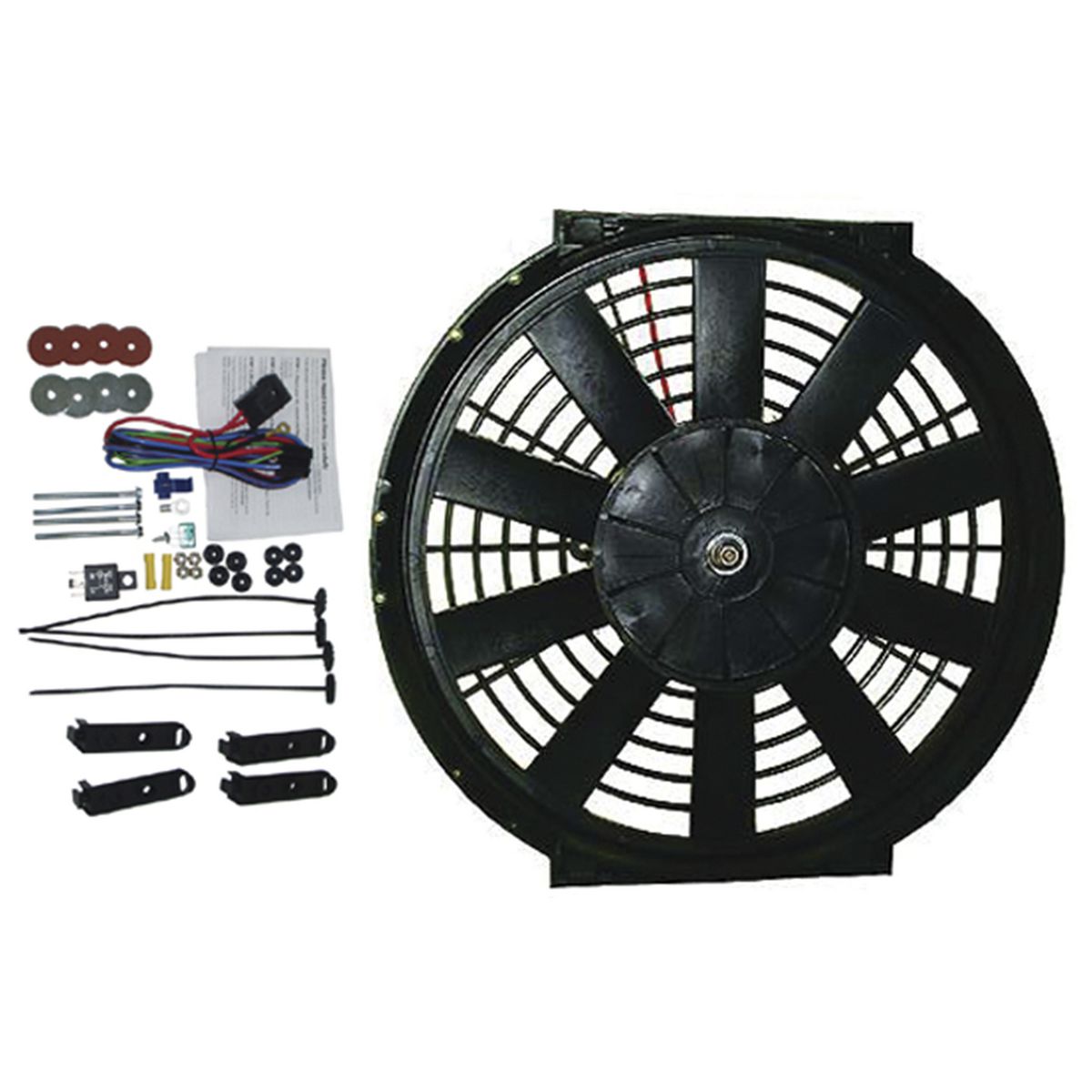 OEX 10"" Electric Fan 24V (Push Type) Reversible EFX1024K