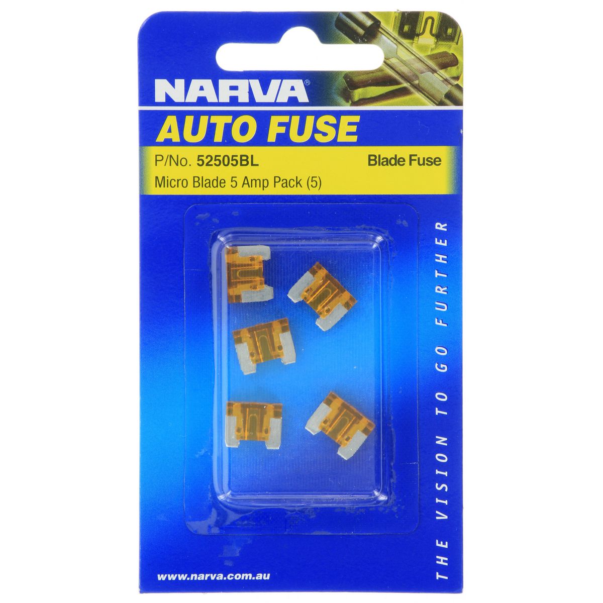 Narva Micro Blade Fuse 5A (5Pk) 52505BL