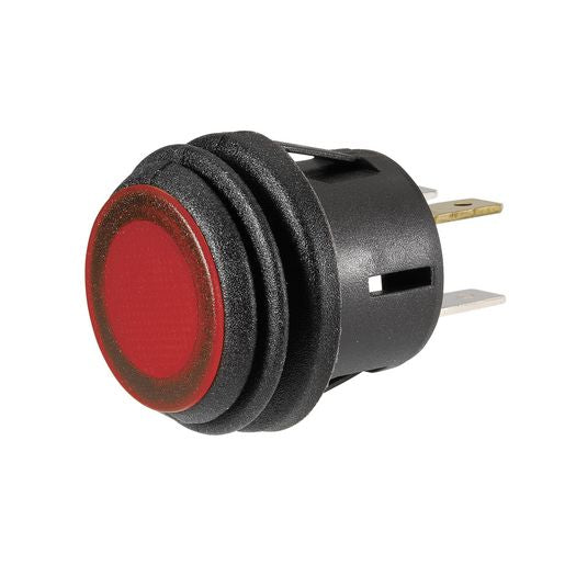 Narva Switch Push Button On Off Red LED Waterproof 60094BL