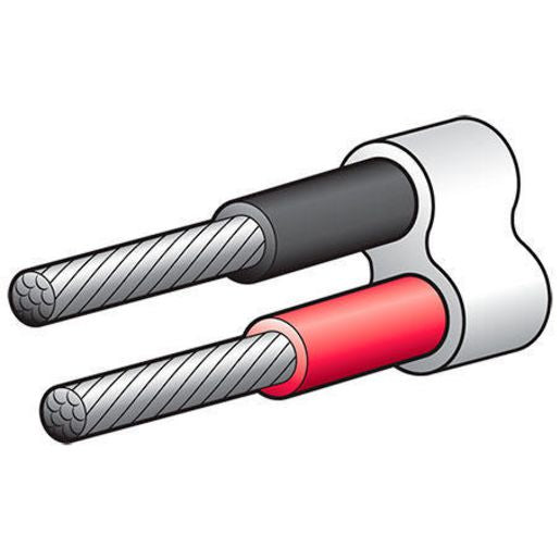 Narva Cable Marine Twin Core 6mm x 30m Red/Black 5826M-30TW