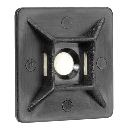 Narva Cable Tie Mounts Black 28mm (100Pk) 56448