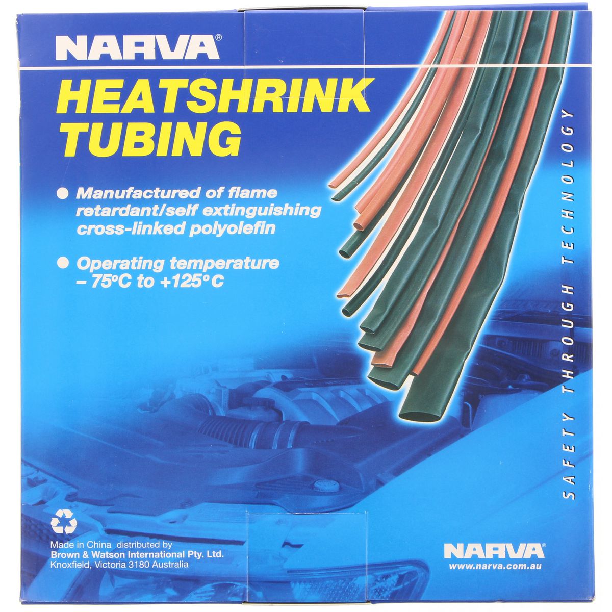 Narva Heatshrink 19mm x 5m Black 56622/5