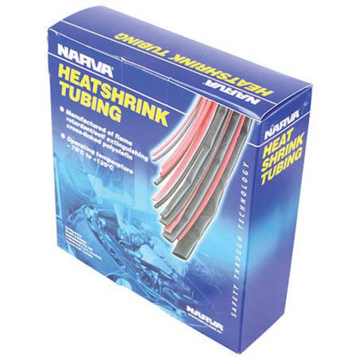 Narva Heatshrink 9.5mm x 10m Red 56638/10