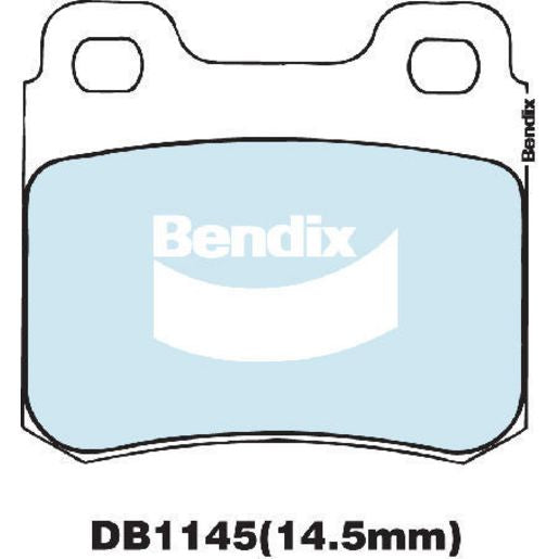 Bendix Heavy Duty Brake Pad Set Rear DB1145 HD