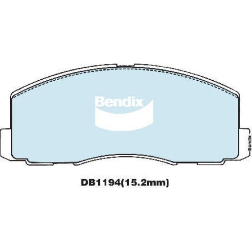 Bendix Heavy Duty Brake Pad Set Front DB1194 HD