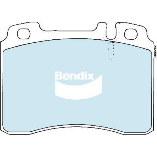 Bendix Heavy Duty Brake Pad Set Front DB1320 HD