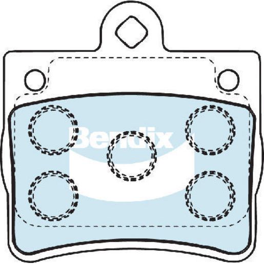 Bendix Heavy Duty Brake Pad Set Rear DB1418 HD