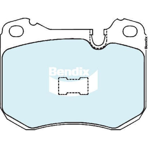 Bendix General CT Brake Pad Set Front DB165 GCT