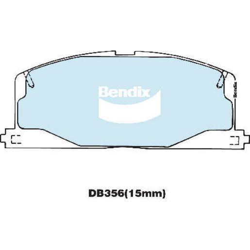 Bendix General CT Brake Pad Set DB356 GCT