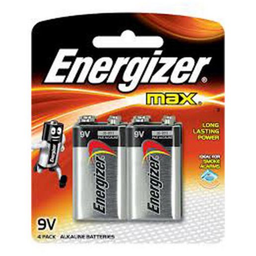 Energizer Alkaline Batteries 9V 2 Pack 522BP2T