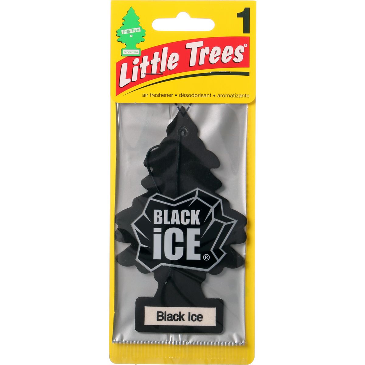 Little Trees Car Air Freshener Black Ice 1 Pack