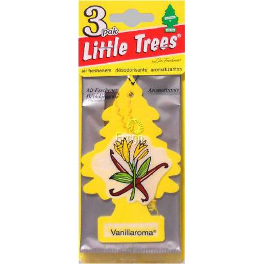 Little Trees Car Air Freshener Vanillaroma 3 Pack