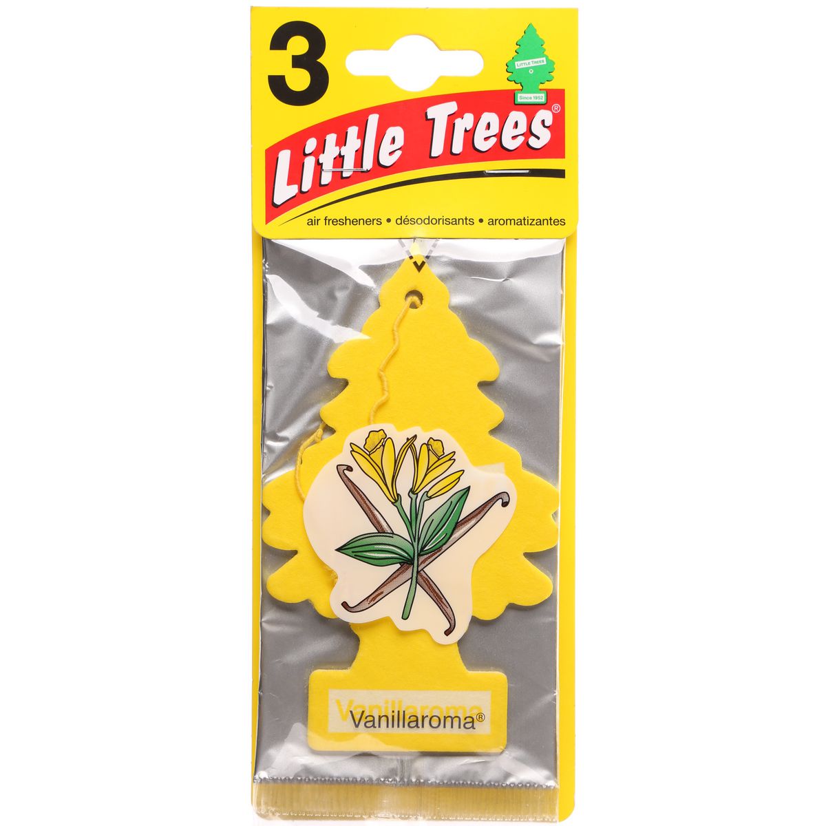 Little Trees Car Air Freshener Vanillaroma 3 Pack