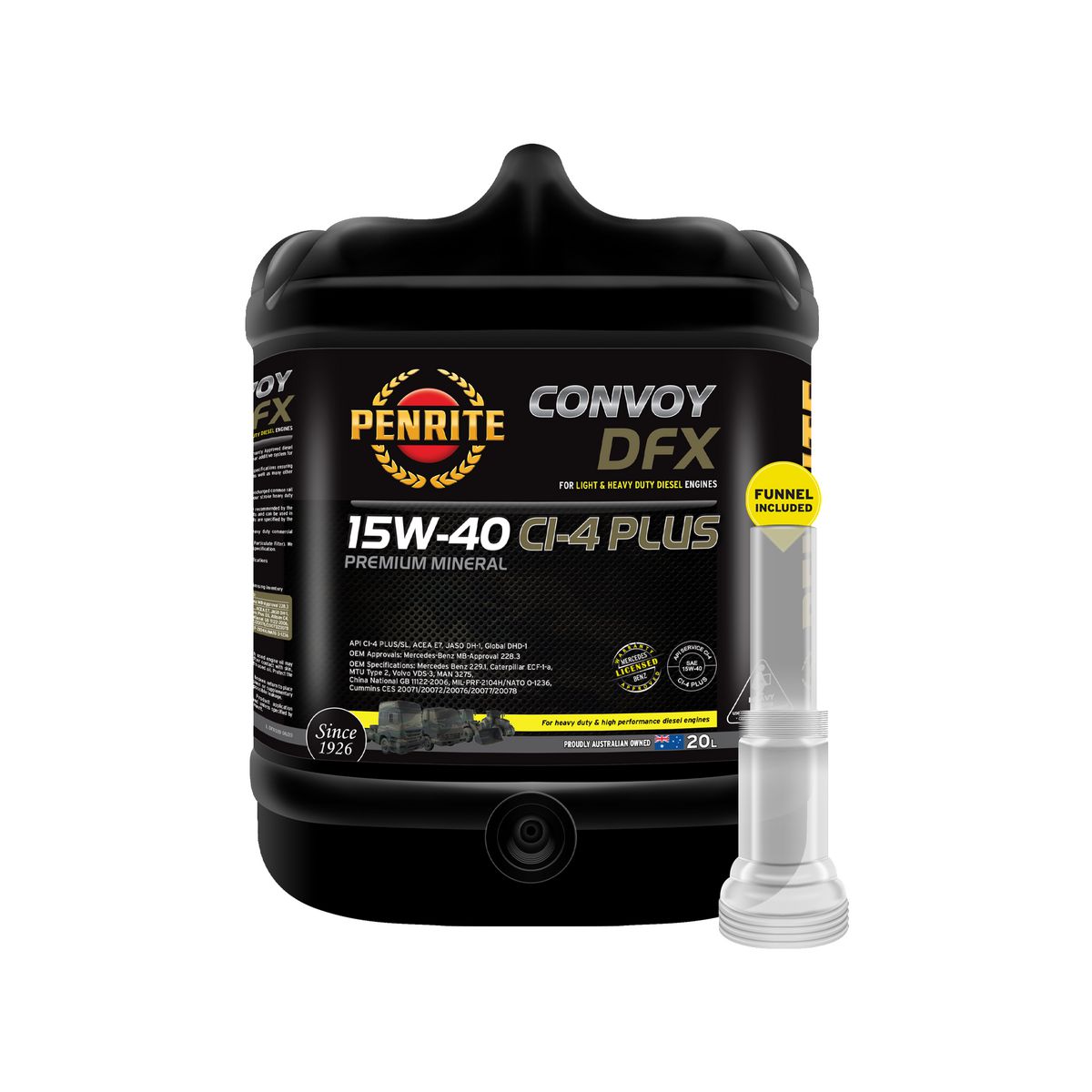 Penrite Diesel Fx Diesel 15W-40 Ci-4 Plus-Sl Engine Oil 20L