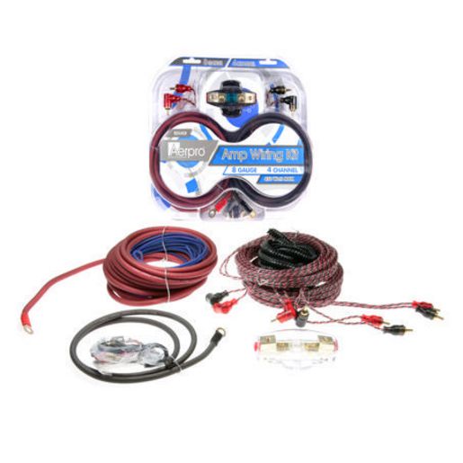 Aerpro Bassix 8GA 4 Channel Amp Install Kit