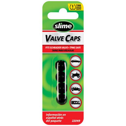 Slime Valve Caps Black (4 Pack) 22049