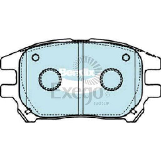Bendix 4x4 Brake Pad Set Front DB1494 -4WD