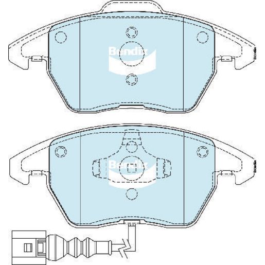 Bendix Ultimate Brake Pad Set Front DB1849 ULT